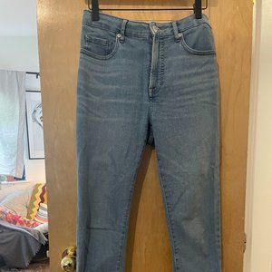 Everlane curvy high-rise skinny jeans